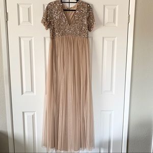 {WORN ONCE} ASOS MATERNITY SEQUINS GOWN